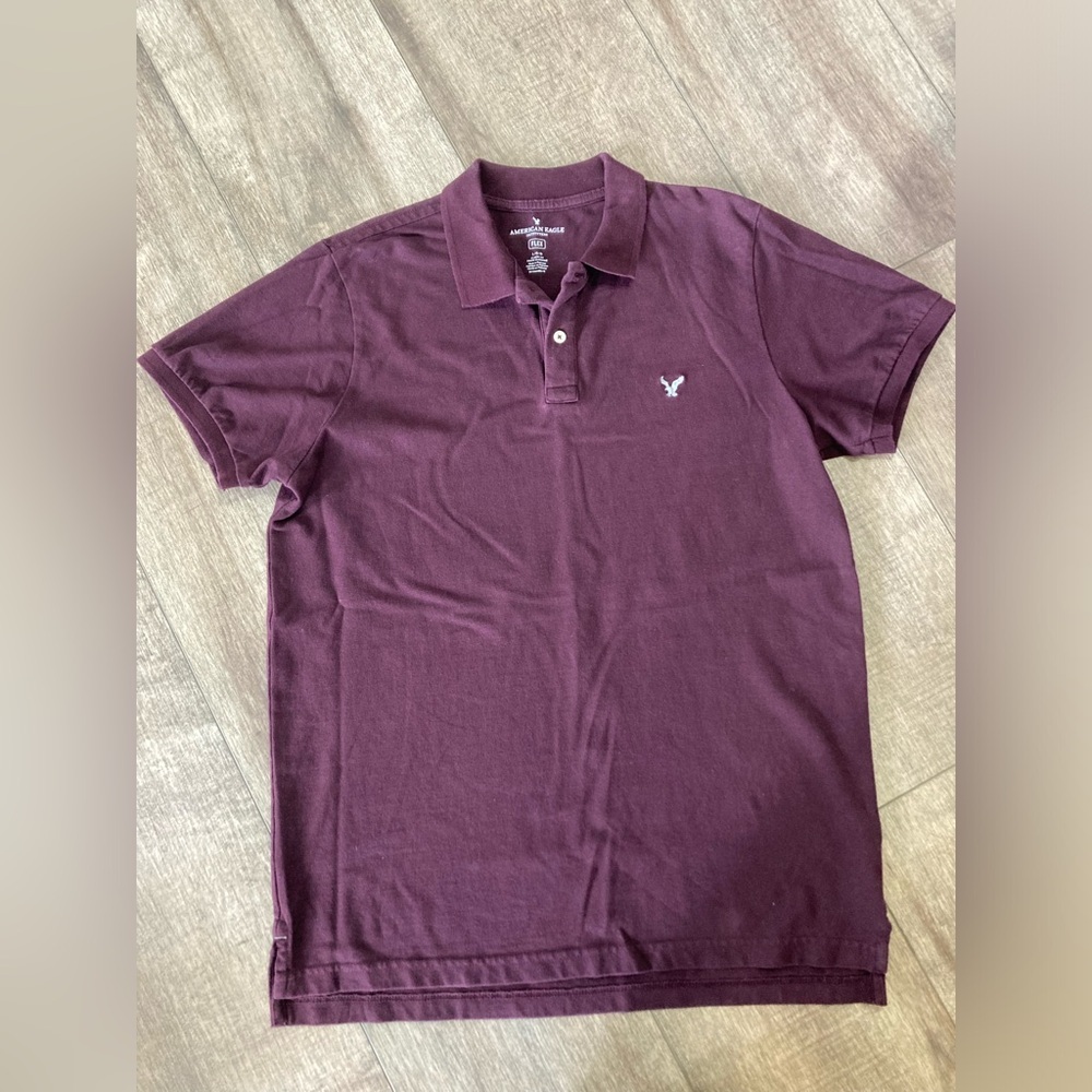 American Eagle Outfitters Mens L classic fit short sleeve polo